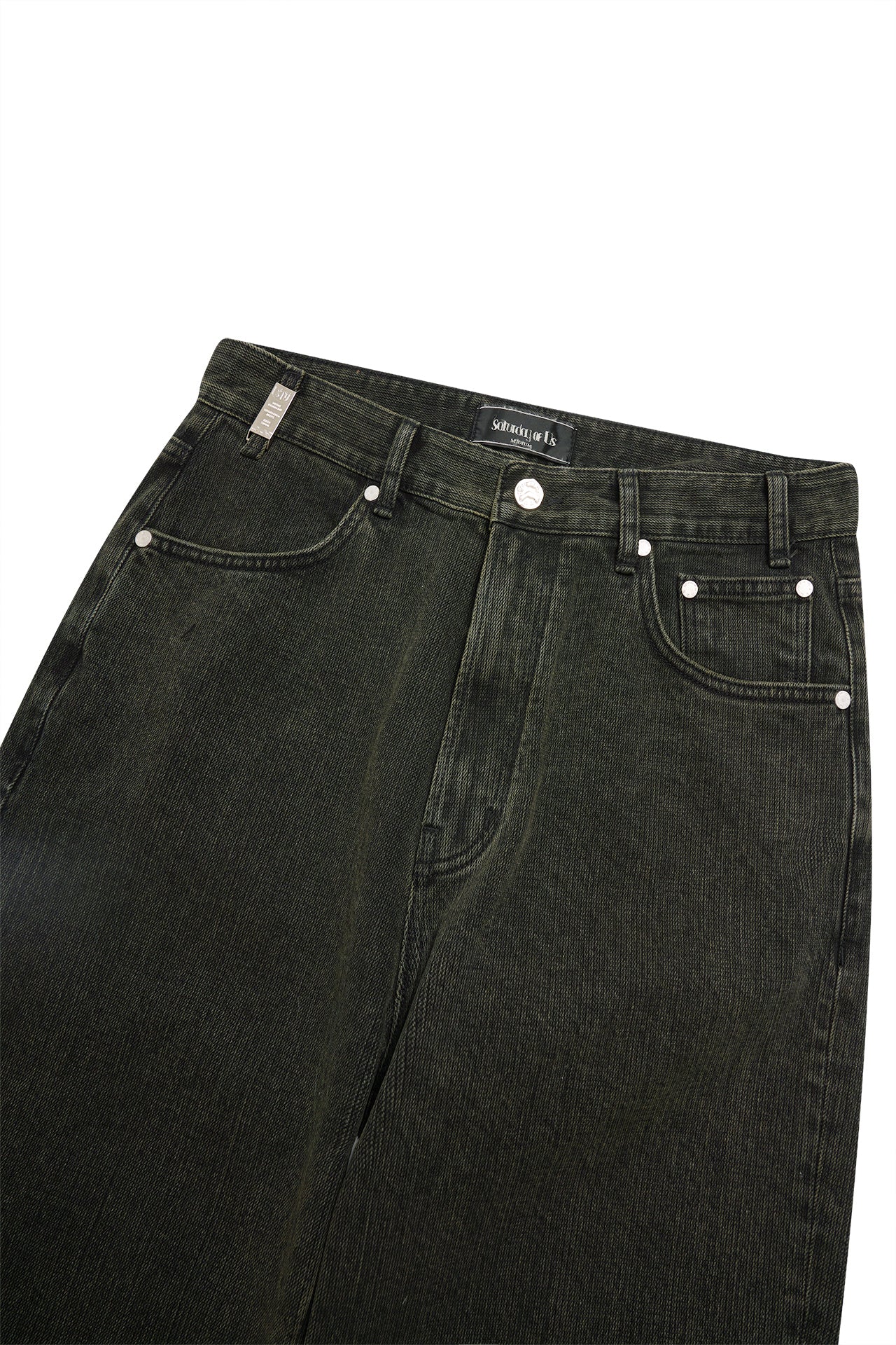 Stu - Straight Denim Pants (Green) product image 14 | TRAB K-Fashion Australia