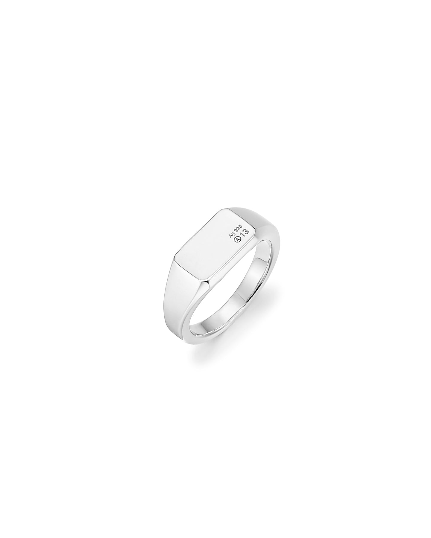 Numbering - A13 Signet Ring #7402 product image 5 | TRAB K-Fashion Australia