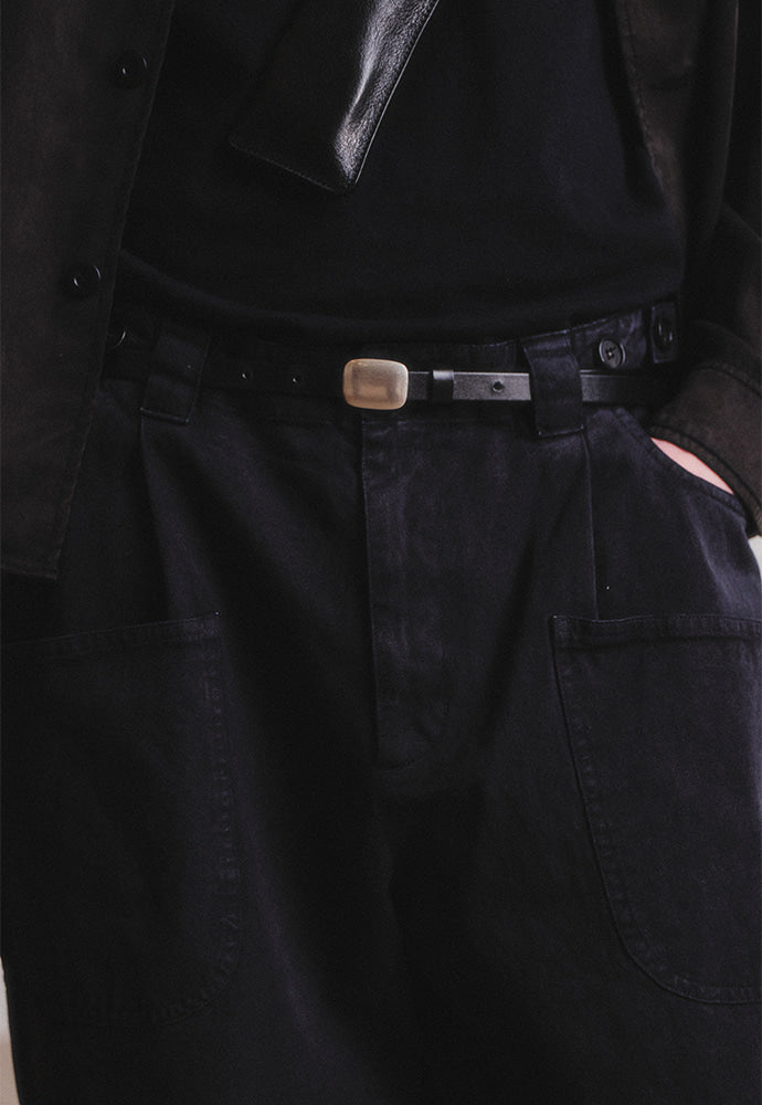 Art if acts - Plain Leather Belt (Black) product image 2 | TRAB K-Fashion Australia