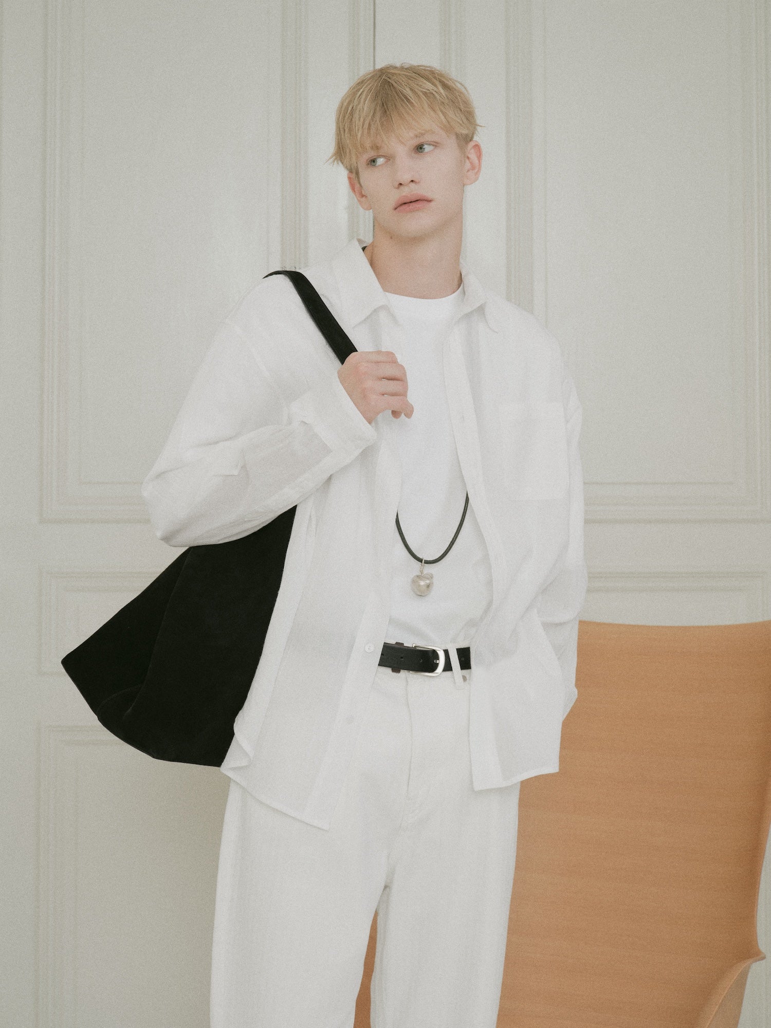 STU - Linen Shirt (White) product image 11 | TRAB K-Fashion Australia