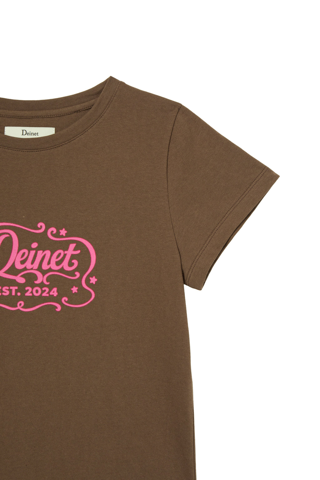 Deinet - Pop Color T-Shirt (Brown) product image 4 | TRAB K-Fashion Australia