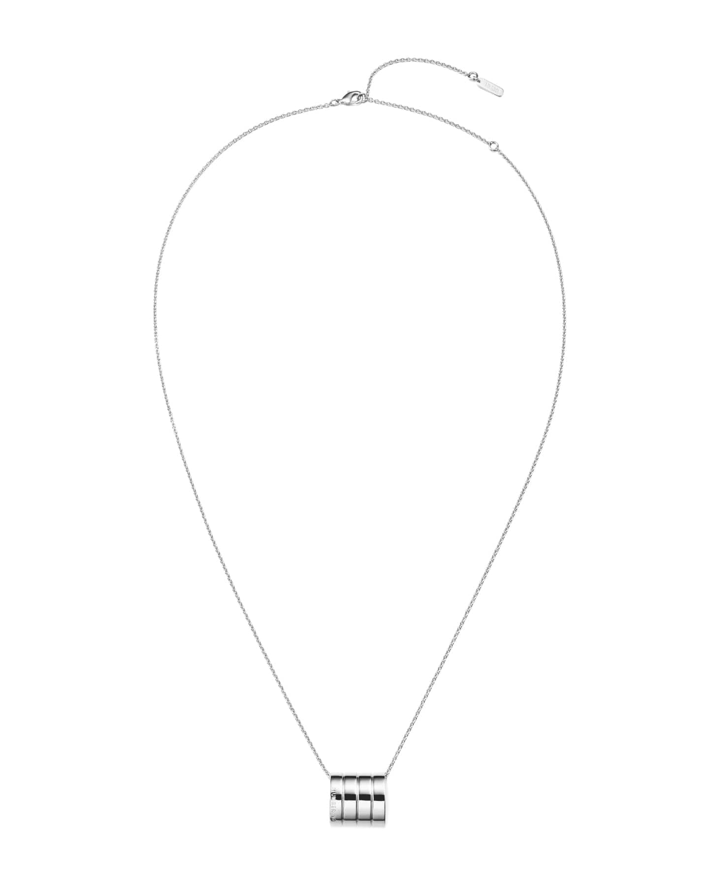 Numbering - Lined Square Pendant Necklace #6809 product image 3 | TRAB K-Fashion Australia