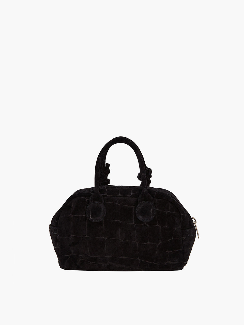 Marge Sherwood - Soft Bowling (Black Croc-Effect Suede) product image 5 | TRAB K-Fashion Australia