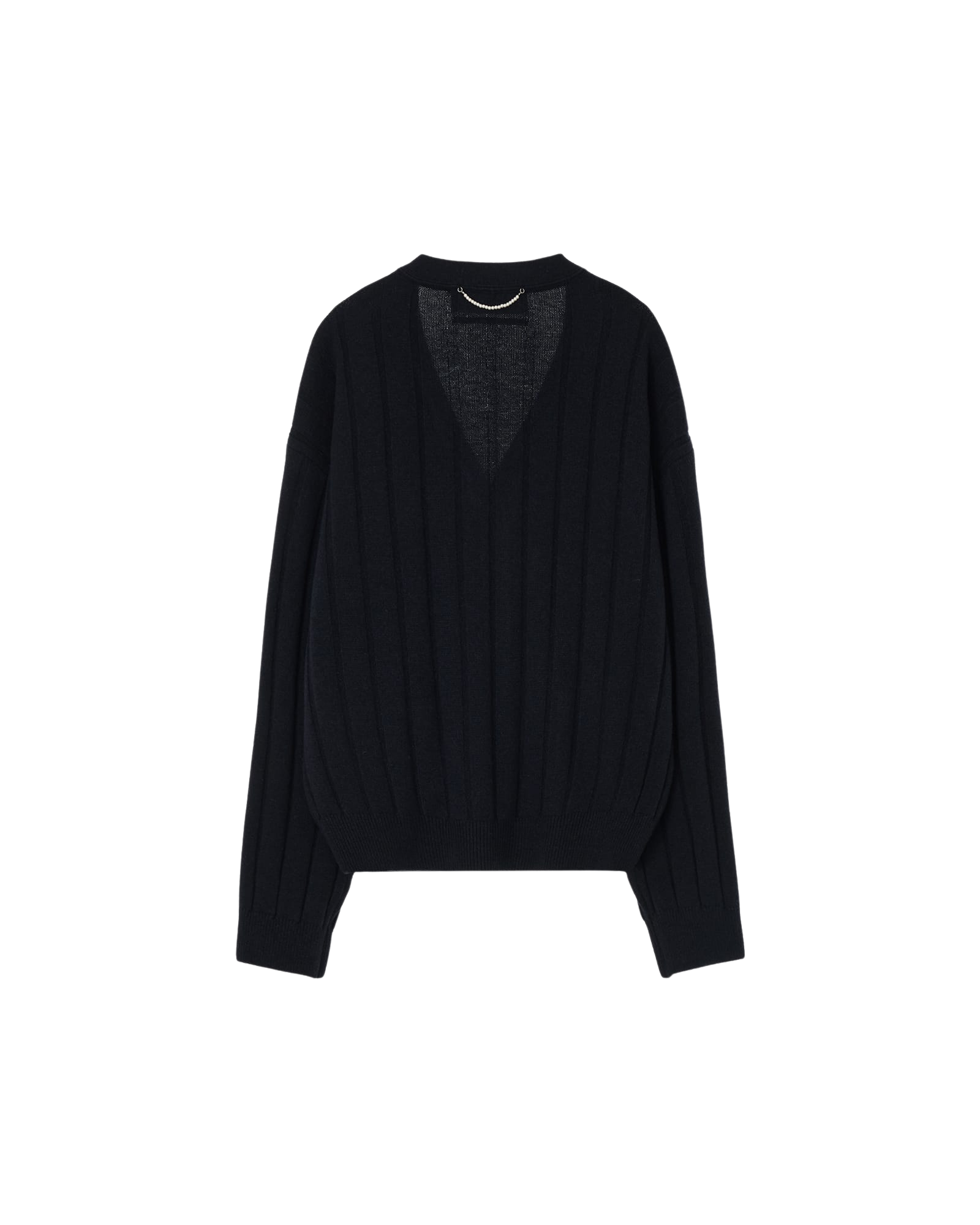 Kimhe Kim - V-Neck Cardigan (Black) product image 11 | TRAB K-Fashion Australia