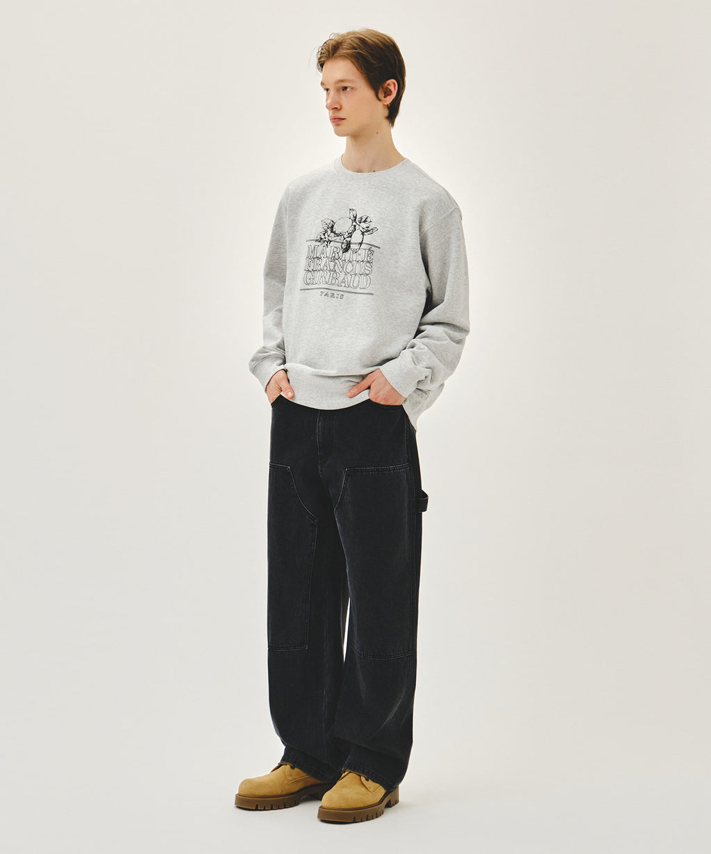 Marithe & Francois Girbaud - Double Knee Denim Pants (Black) product image 4 | TRAB K-Fashion Australia