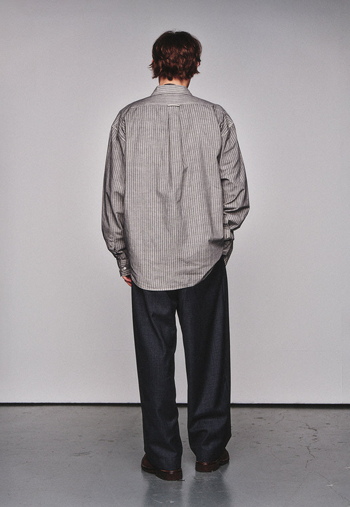 Art if acts - Pigment-Dyed Stripe Shirt (Cliff) product image 3 | TRAB K-Fashion Australia