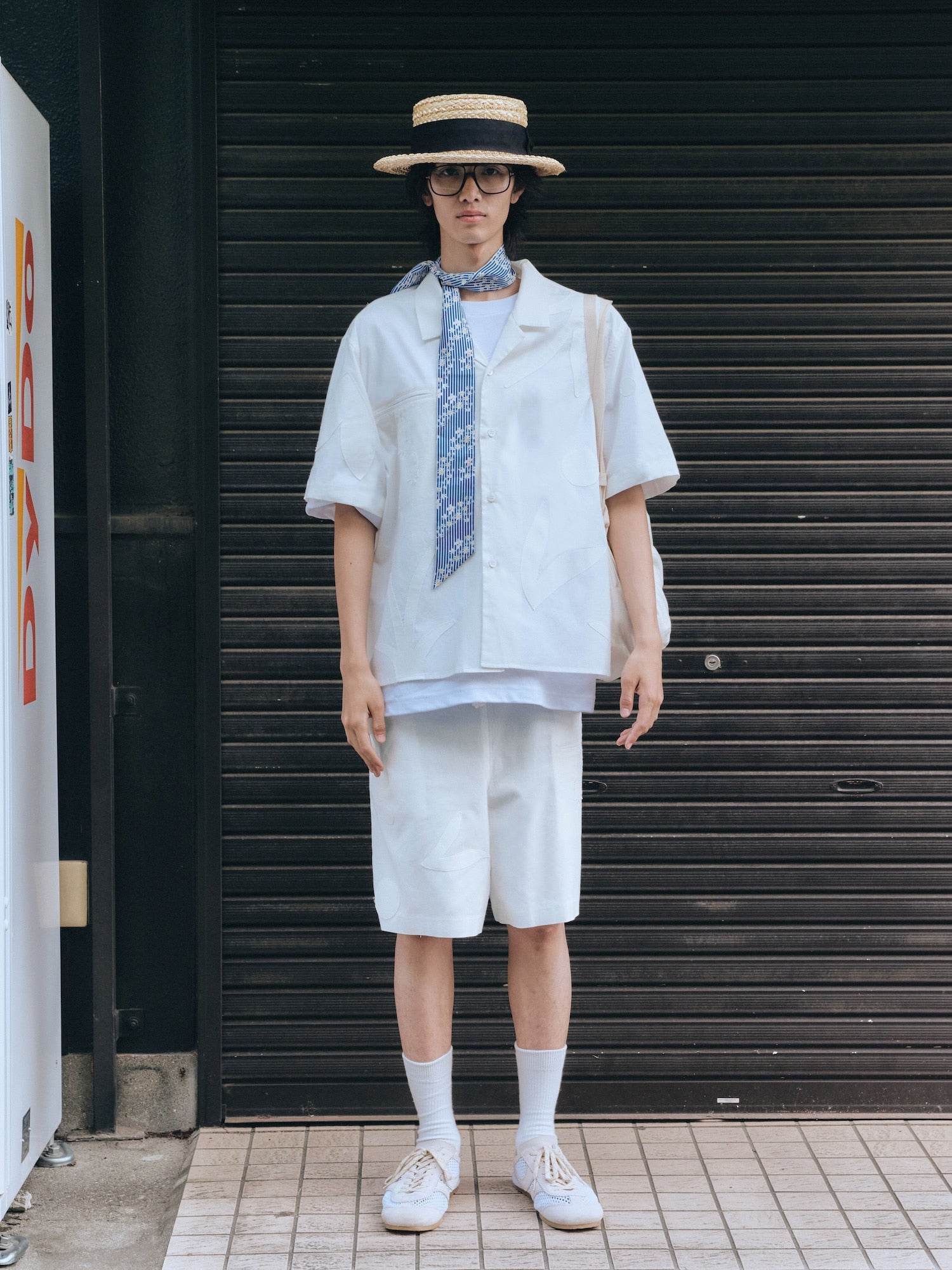 Stu - Garden Patch Shirt (Cream) product image 1 | TRAB K-Fashion Australia