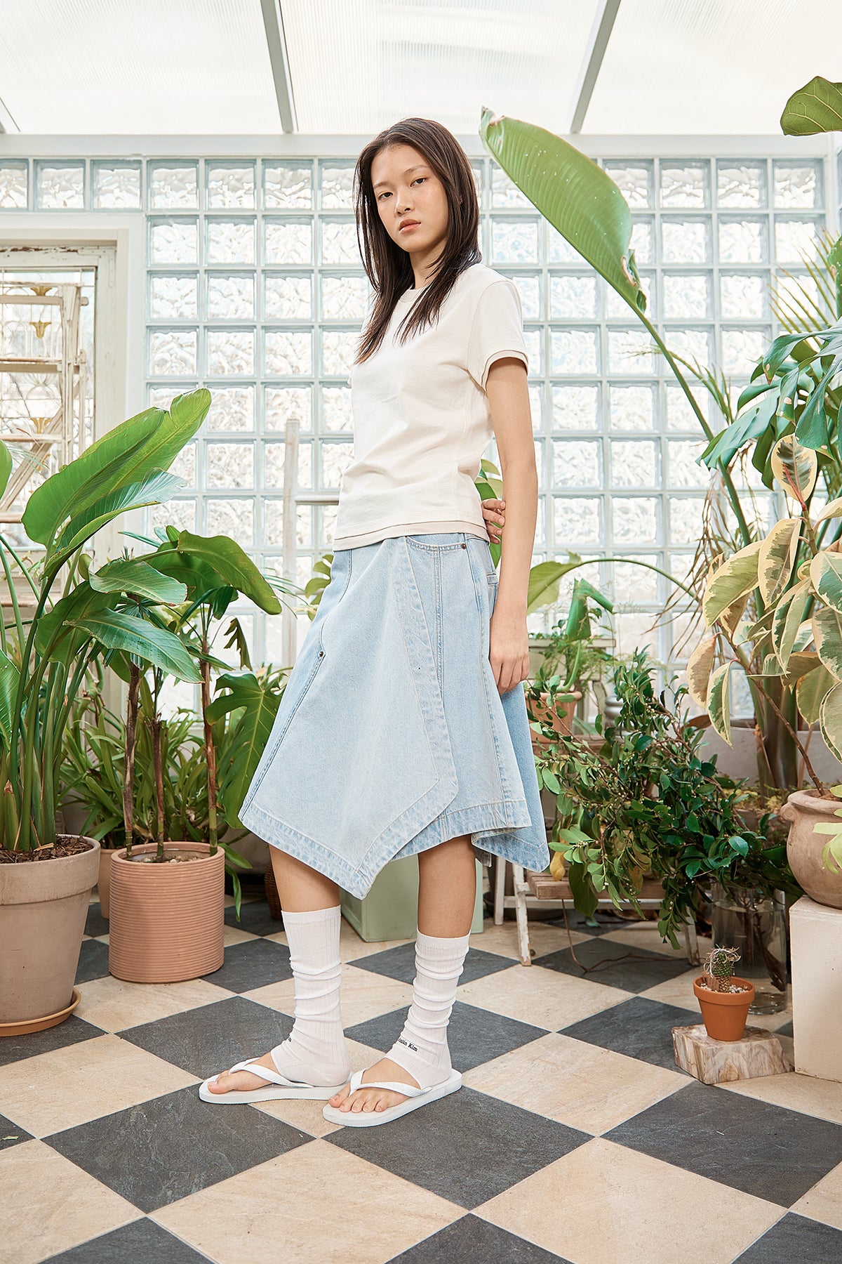 Matin Kim - Color Point Layered Top (Ivory) product image 9 | TRAB K-Fashion Australia