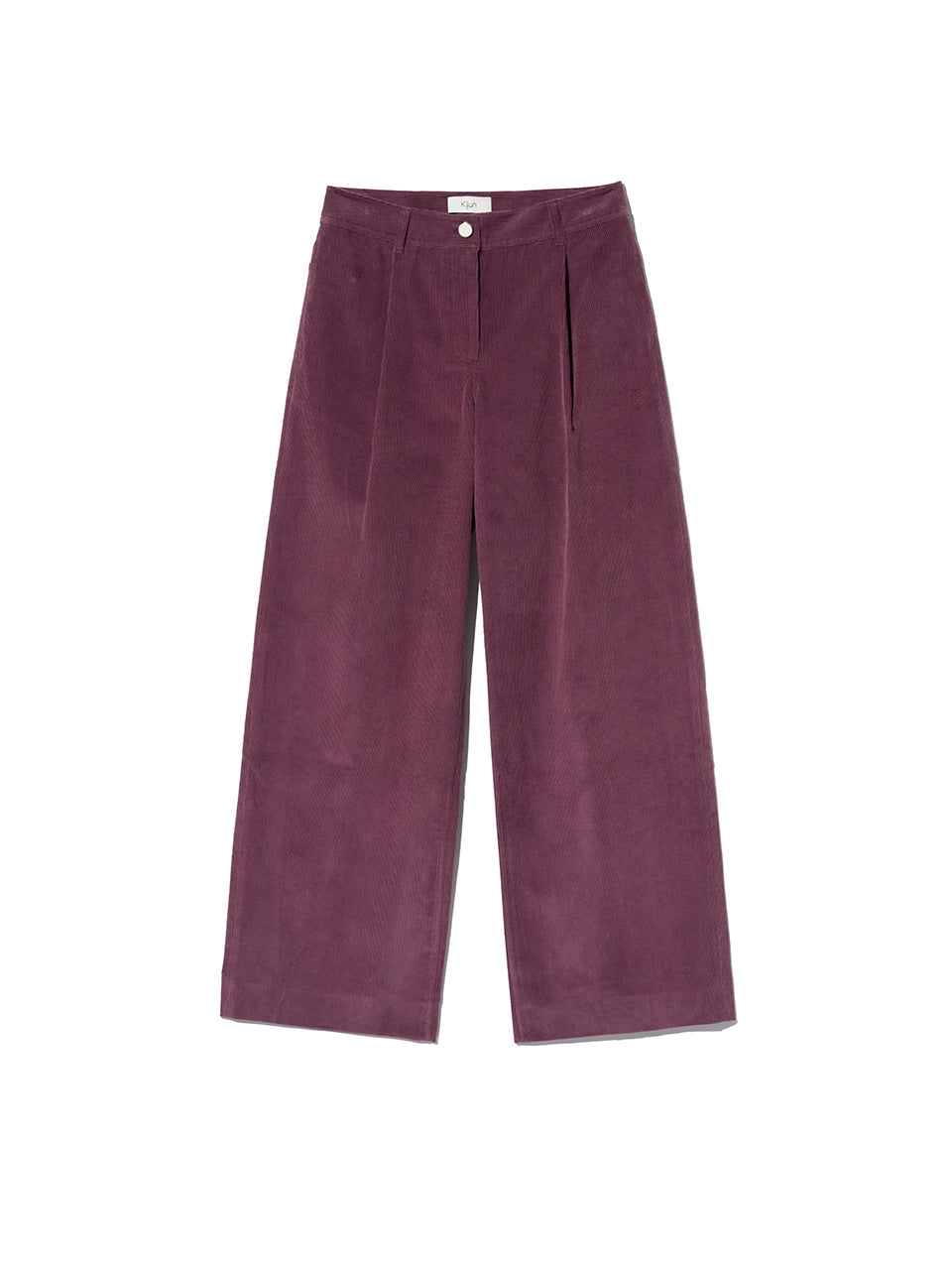Kijun - Corduroy Wide Tuck Pants (Burgundy) product image 7 | TRAB K-Fashion Australia