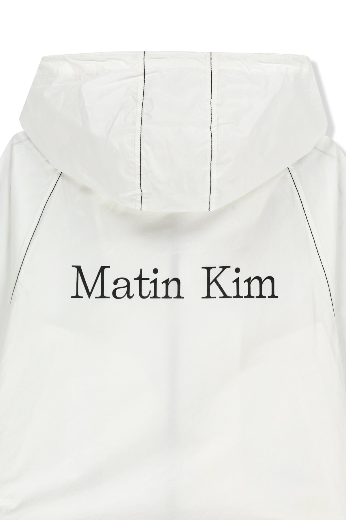 Matin Kim - Matin Crop Hoody Coating Jumper (White) product image 5 | TRAB K-Fashion Australia