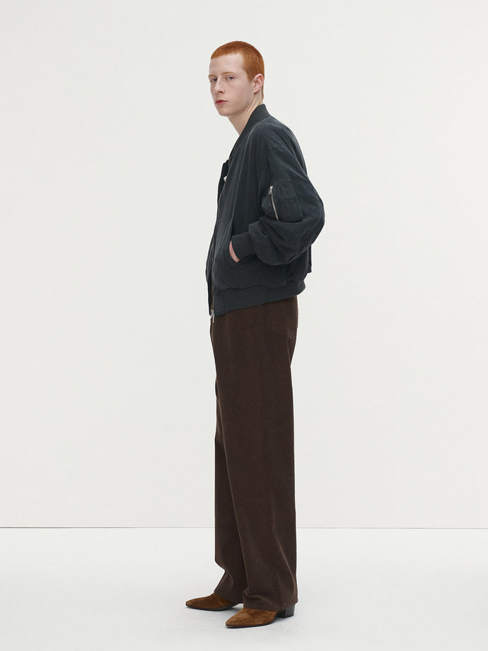 Tonywack - Rayon Twill Bomber Jacket (Carbon) product image 3 | TRAB K-Fashion Australia