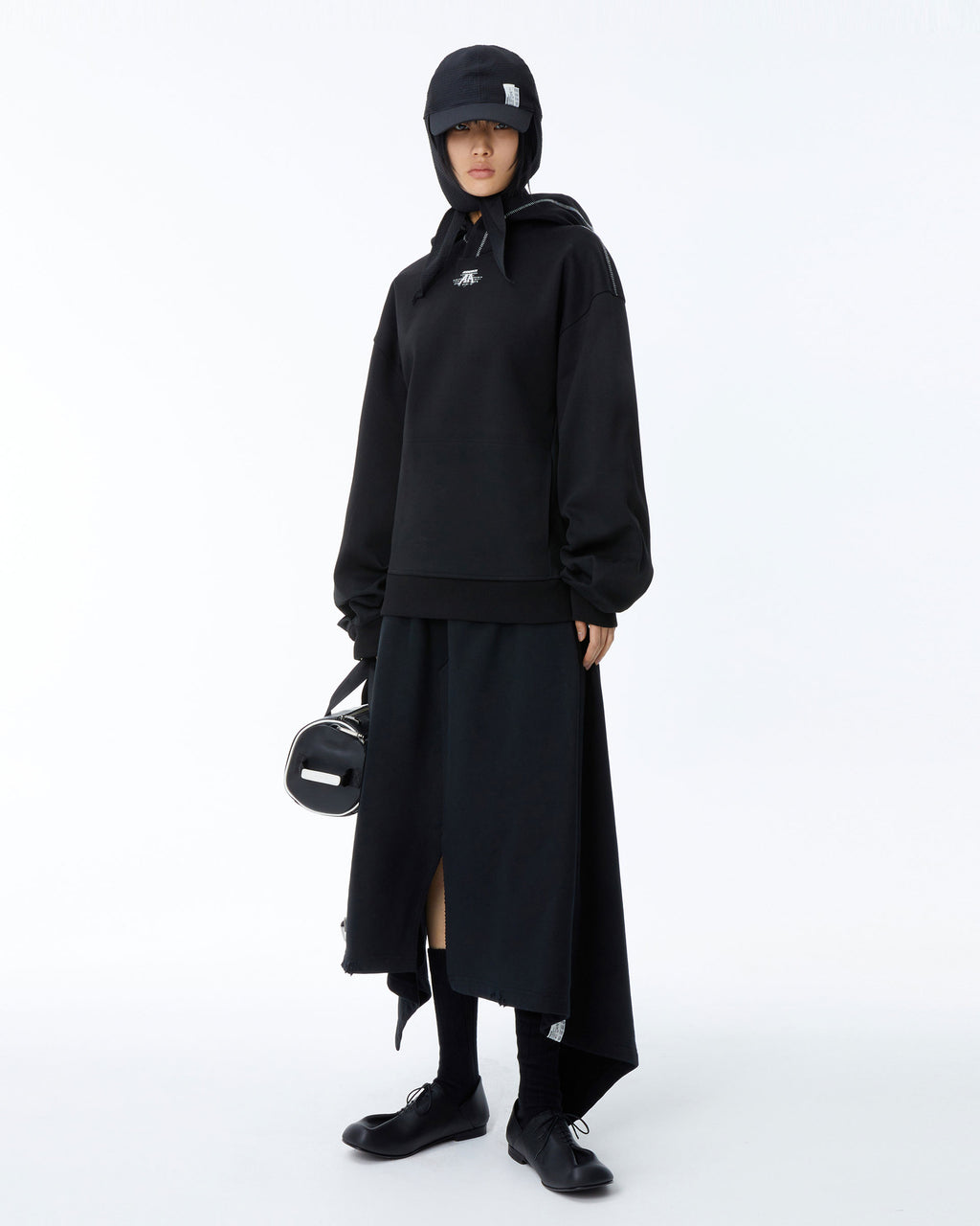 Ader Error - Nolc logo hoodie (Noir) product image 1 | TRAB K-Fashion Australia