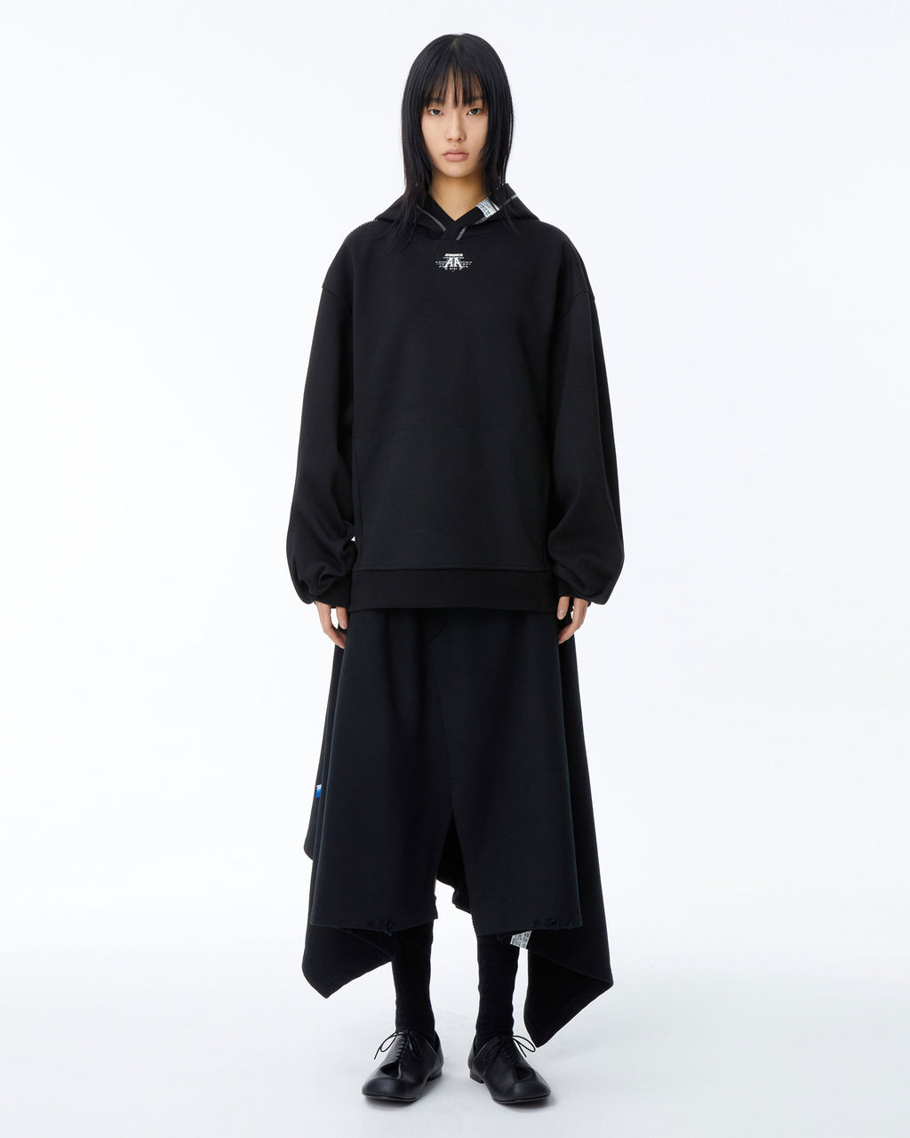 Ader Error - Nolc logo hoodie (Noir) product image 3 | TRAB K-Fashion Australia