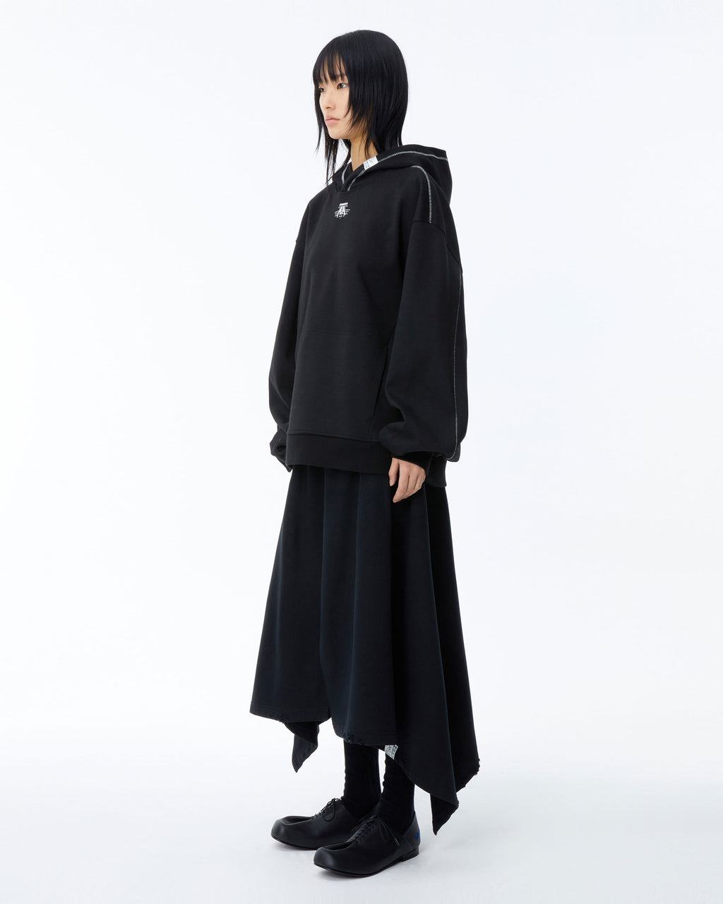 Ader Error - Nolc logo hoodie (Noir) product image 4 | TRAB K-Fashion Australia