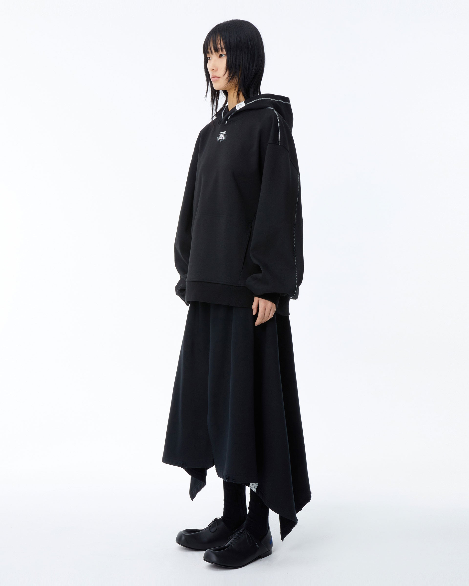 Ader Error - Nolc logo hoodie (Noir) product image 4 | TRAB K-Fashion Australia