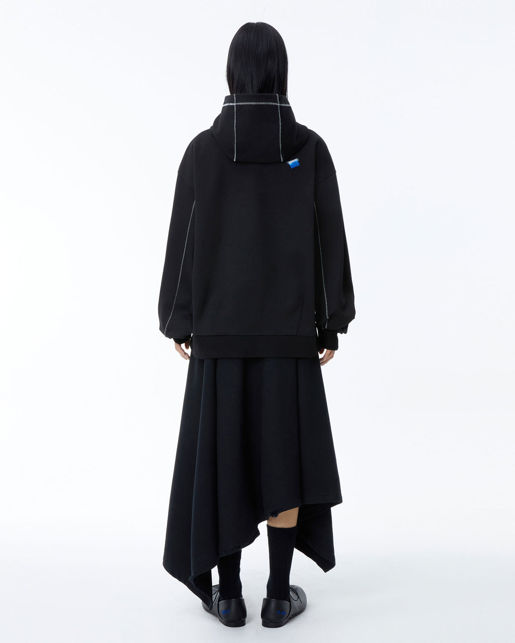 Ader Error - Nolc logo hoodie (Noir) product image 5 | TRAB K-Fashion Australia
