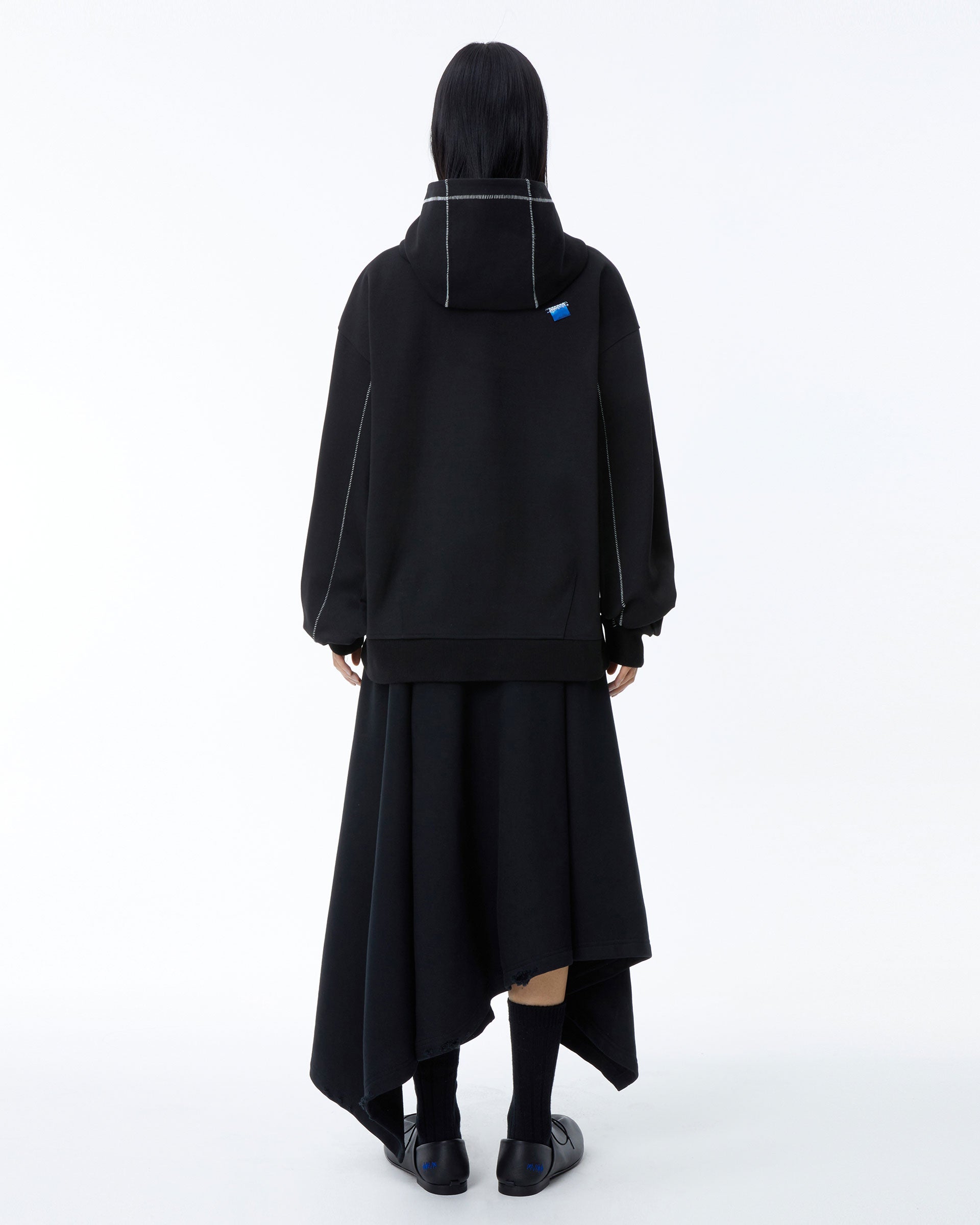 Ader Error - Nolc logo hoodie (Noir) product image 5 | TRAB K-Fashion Australia