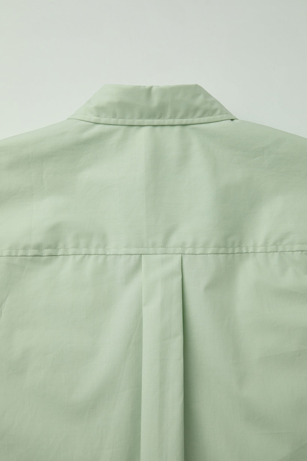 Coor - One Pocket Papery Cotton Half Shirt (Mint) product image 6 | TRAB K-Fashion Australia