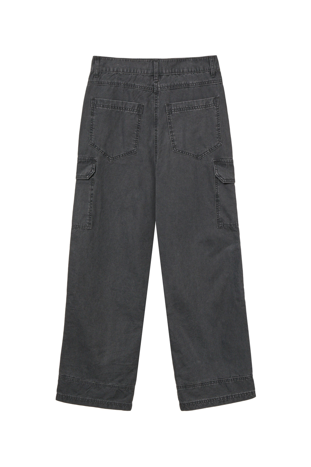Deinet - Vintage Washed Cargo Pants (Charcoal) product image 2 | TRAB K-Fashion Australia