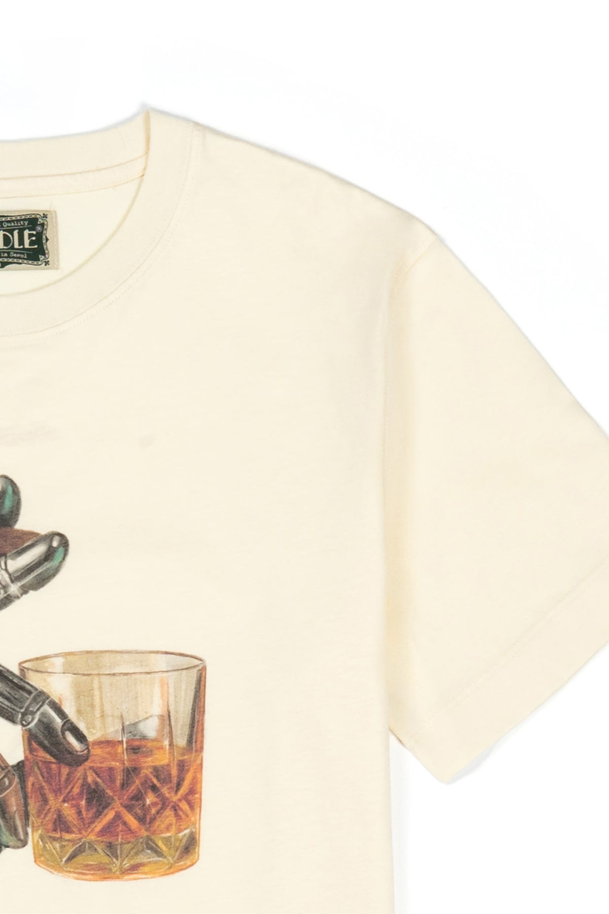 Ioedle - Smoke Of Emptiness T-Shirt (Ivory) product image 1 | TRAB K-Fashion Australia