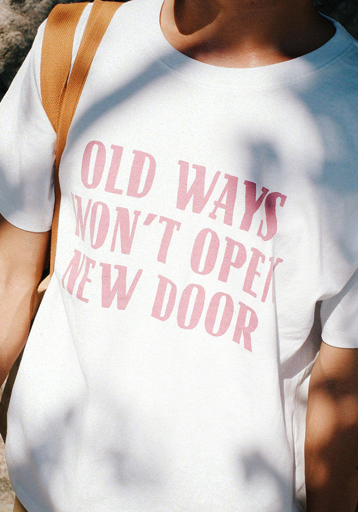 Collect Pieces - New Door T-Shirts (White) product image 6 | TRAB K-Fashion Australia