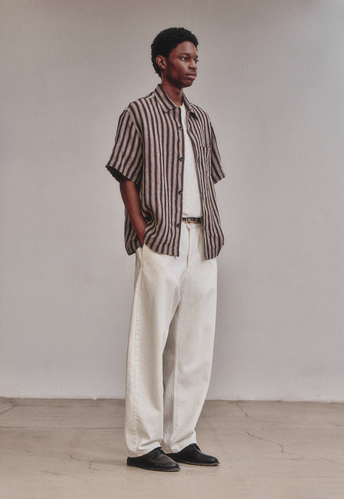 Art if acts - One Tuck Curve Denim Pants (Off White) product image 4 | TRAB K-Fashion Australia
