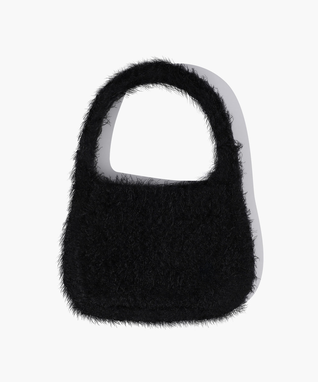 Marithe & Francois Girbaud - Circle Logo Mini Knit Bag (Black) product image 1 | TRAB K-Fashion Australia