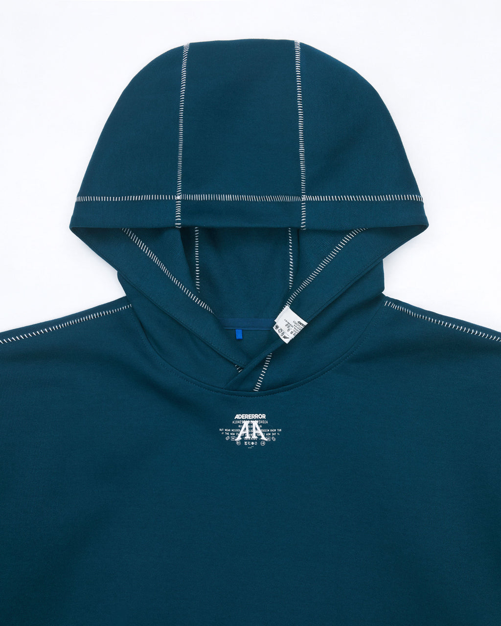 Ader Error - Nolc logo hoodie (Turquoise) product image 7 | TRAB K-Fashion Australia