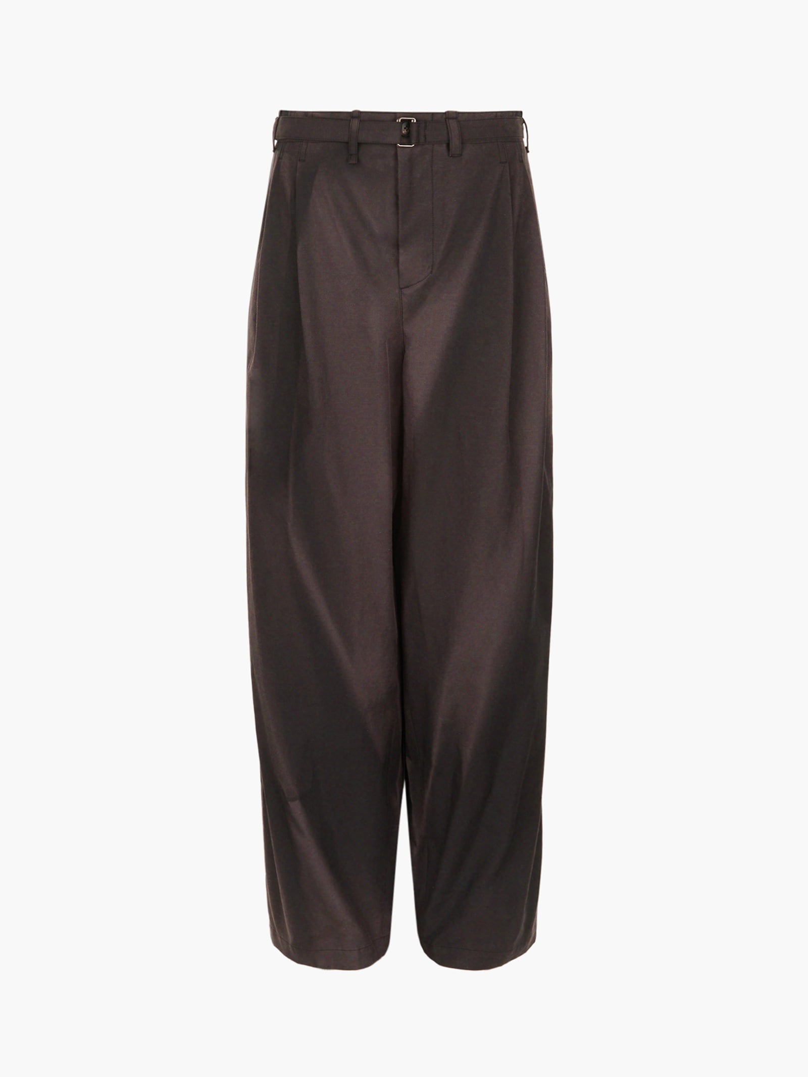 Jiyong Kim - Sun-Bleached Belted Wide Trousers (Black) product image 9 | TRAB K-Fashion Australia
