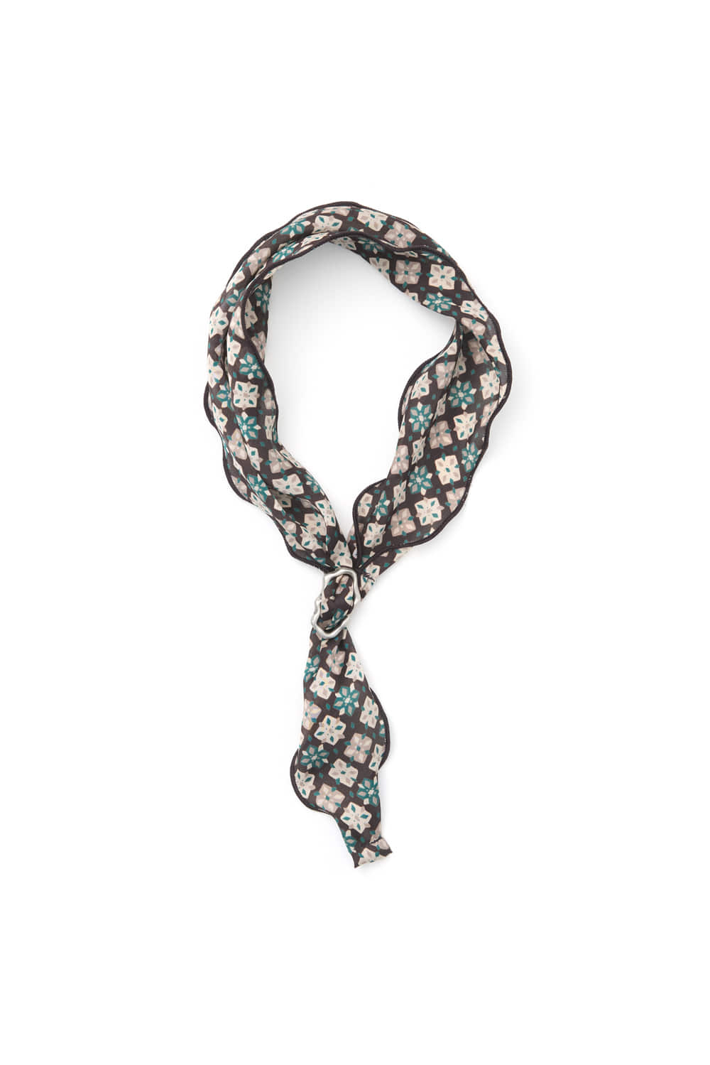 Hatchingroom - Keyring Scarf Multi Pattern Brown (OC) product image 1 | TRAB K-Fashion Australia