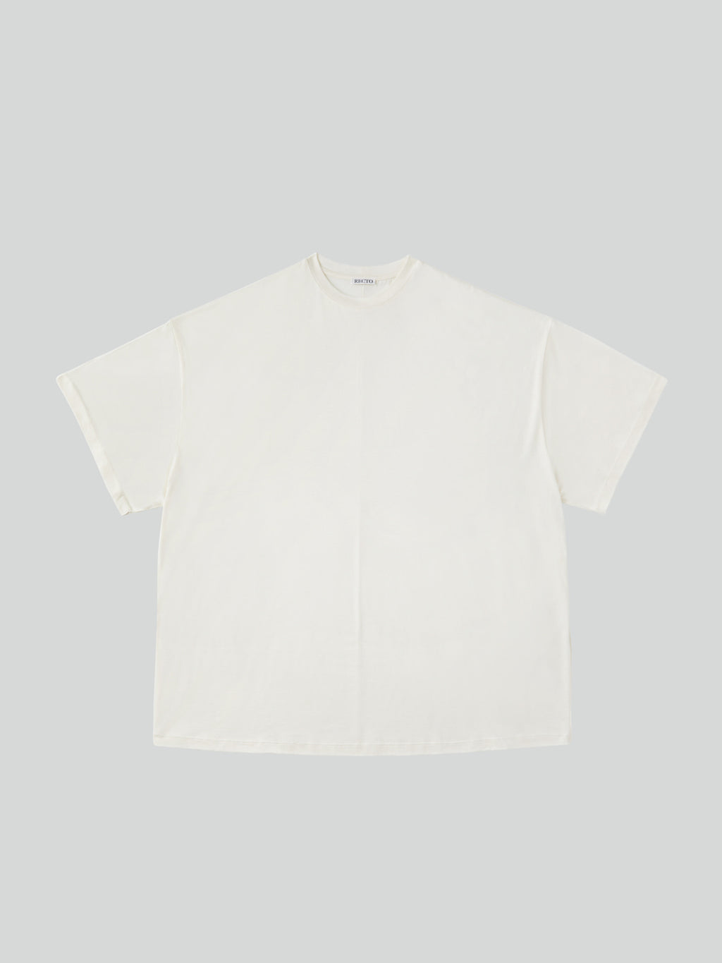 Recto - Fluid Oversized T-Shirt (Ivory) product image 10 | TRAB K-Fashion Australia