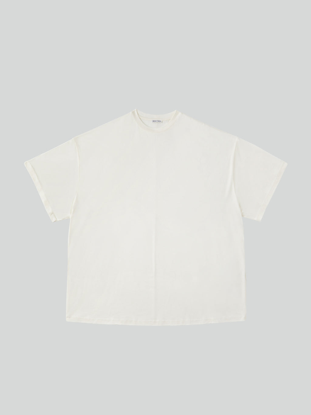 Recto - Fluid Oversized T-Shirt (Ivory) product image 10 | TRAB K-Fashion Australia