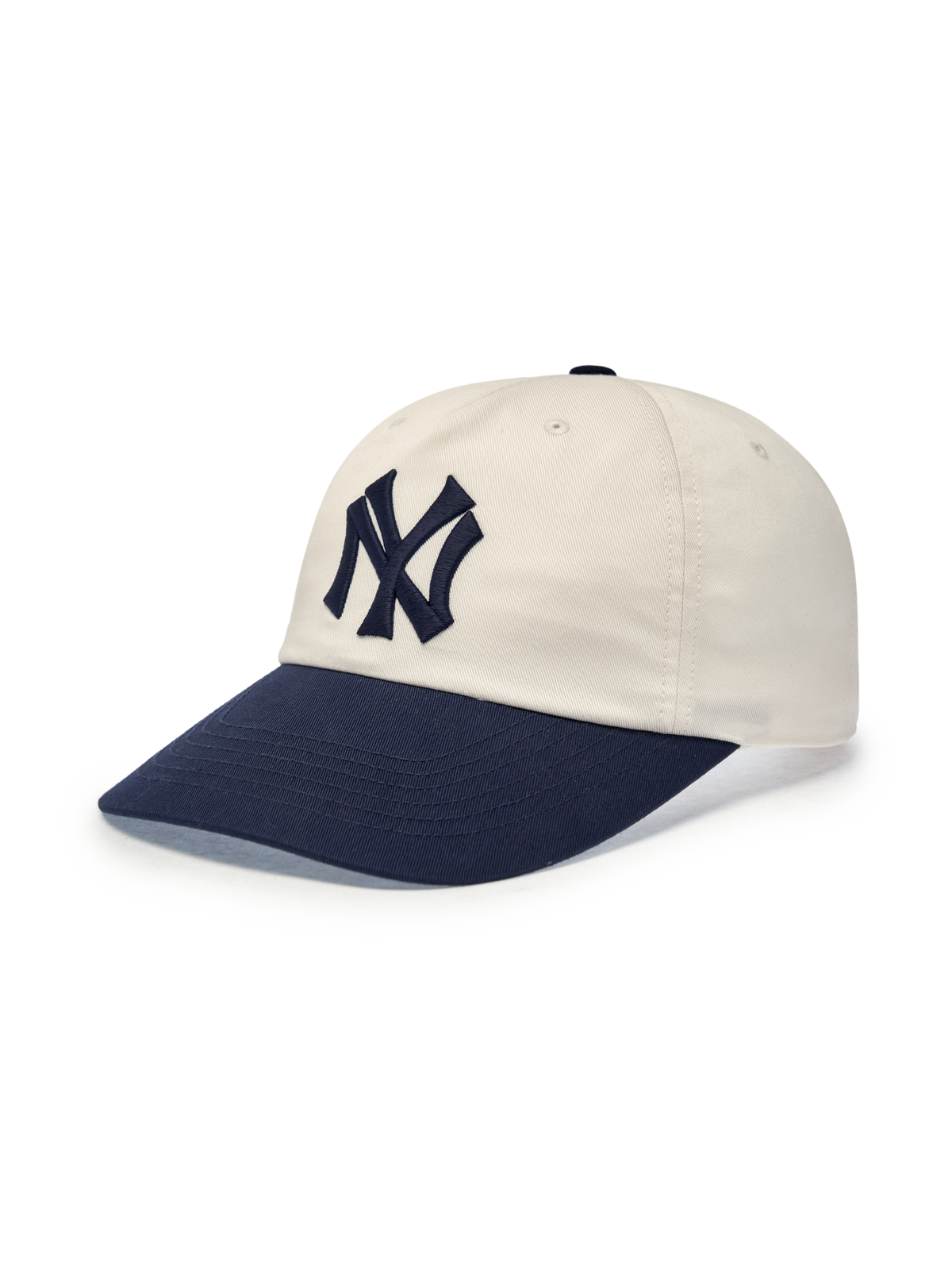 MLB Korea - MLB Q-Fit Color Block Unstructured Ball Cap New York Yankees (Navy) product image 2 | TRAB K-Fashion Australia