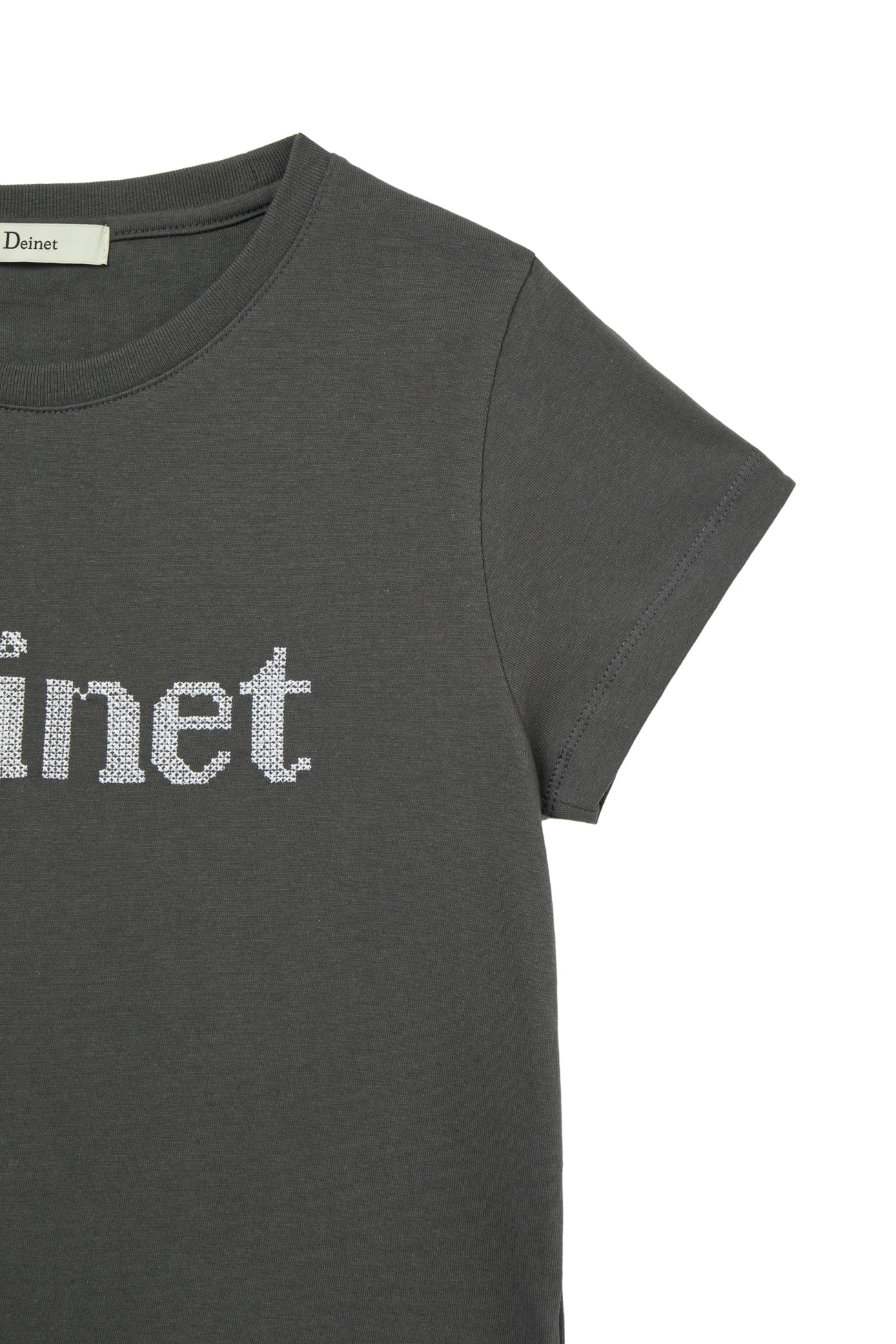Deinet - Needle Point T-Shirt (Charcoal) product image 4 | TRAB K-Fashion Australia