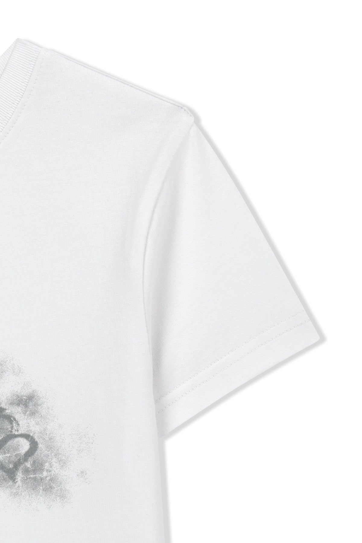 Matin Kim - Matin Kim Arch Logo Crop Top (White) product image 5 | TRAB K-Fashion Australia