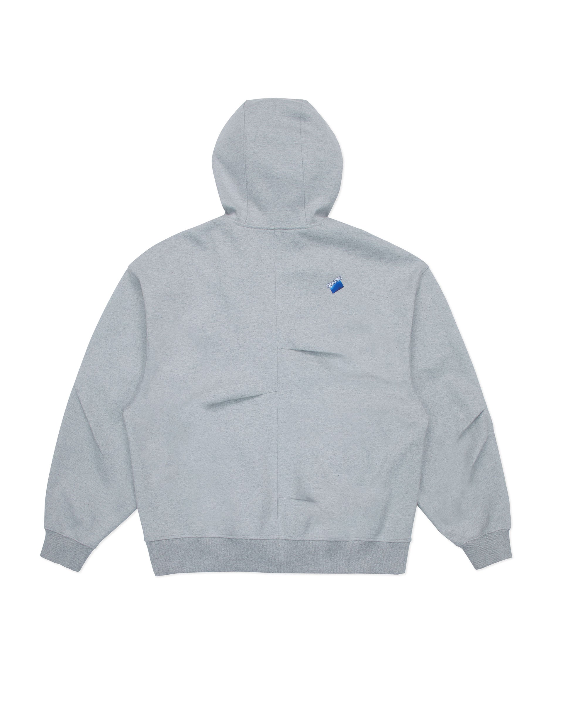 Ader Error - Nolc logo hoodie zip-up (Grey) product image 13 | TRAB K-Fashion Australia