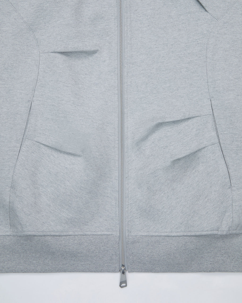 Ader Error - Nolc logo hoodie zip-up (Grey) product image 7 | TRAB K-Fashion Australia