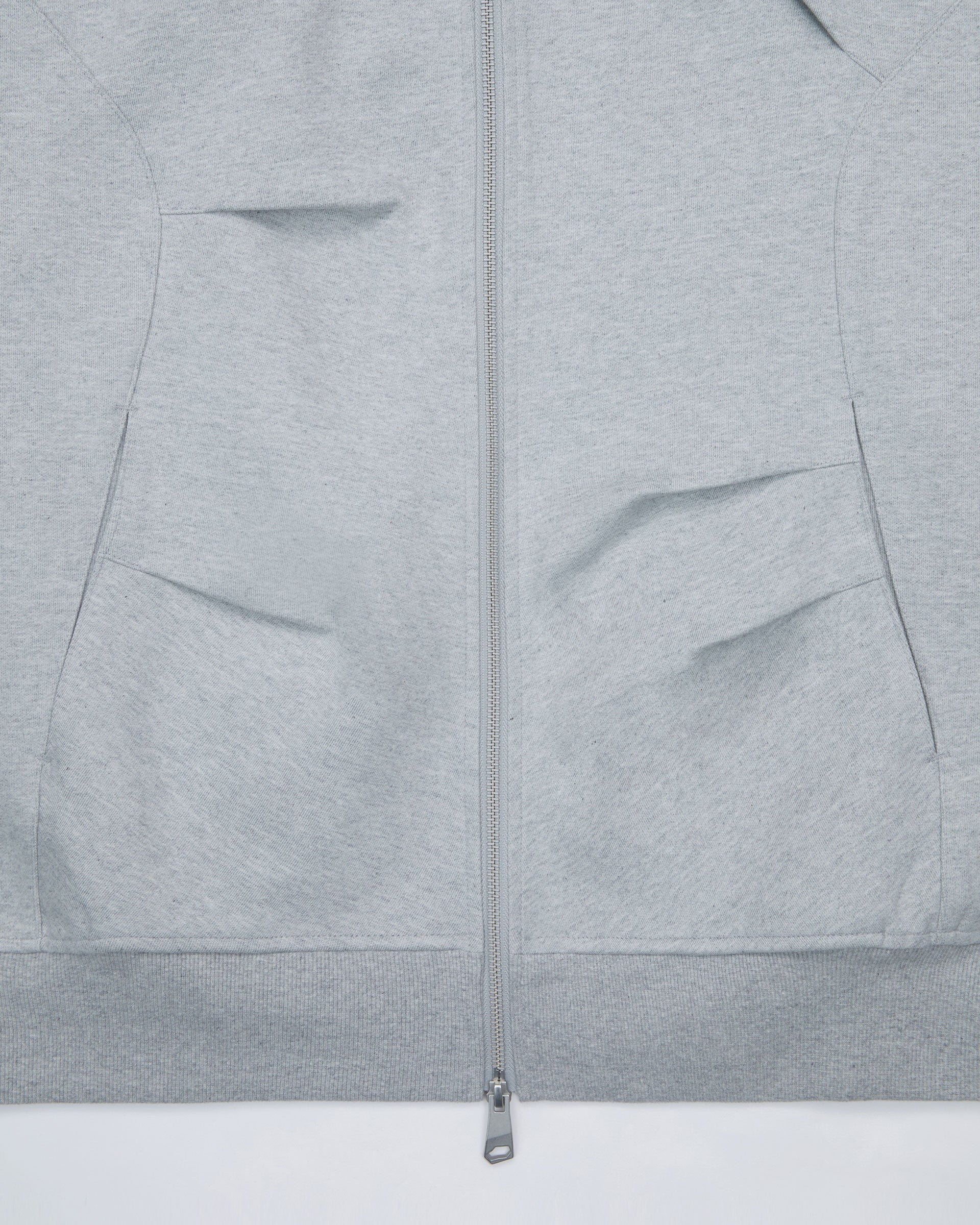 Ader Error - Nolc logo hoodie zip-up (Grey) product image 7 | TRAB K-Fashion Australia