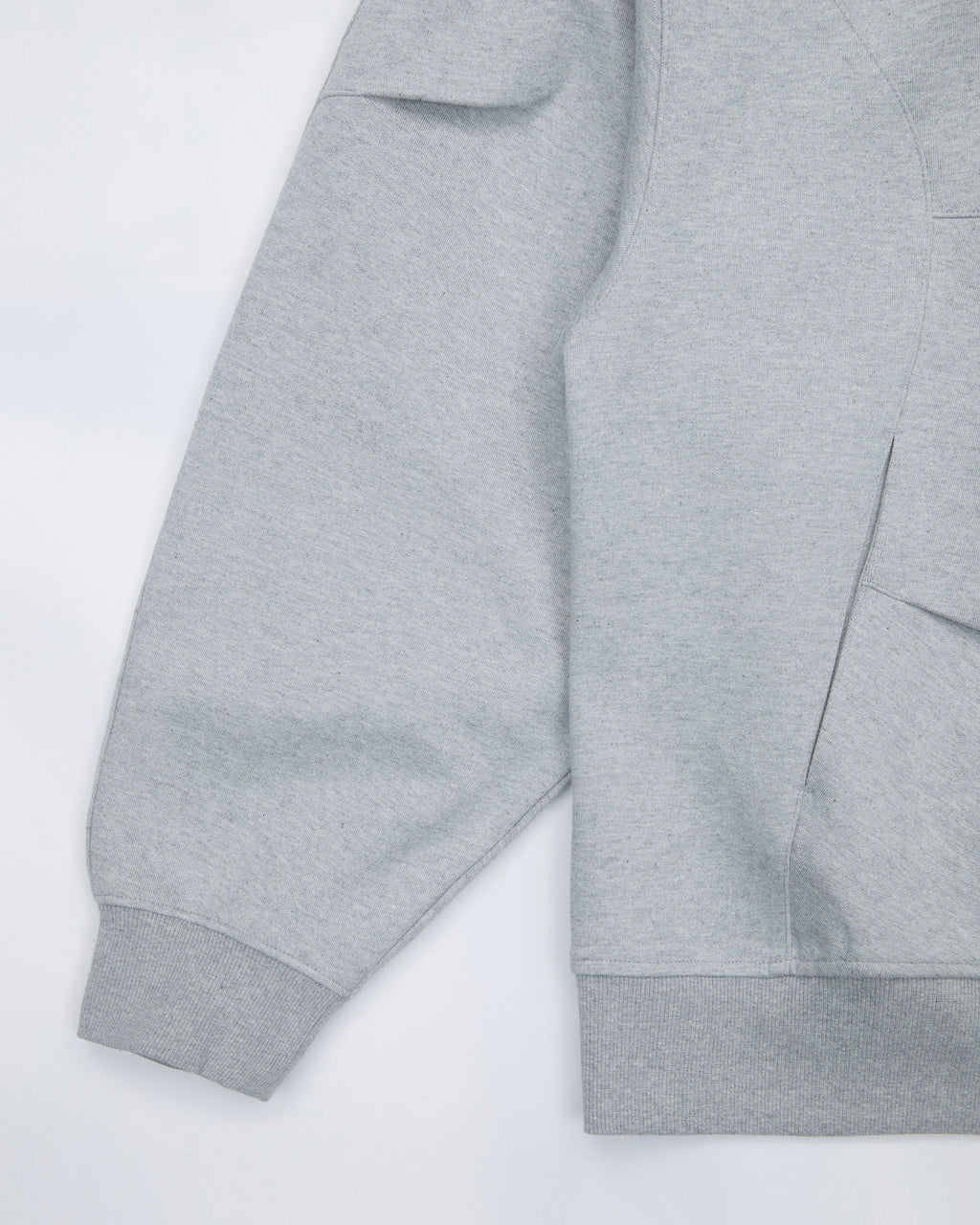 Ader Error - Nolc logo hoodie zip-up (Grey) product image 8 | TRAB K-Fashion Australia
