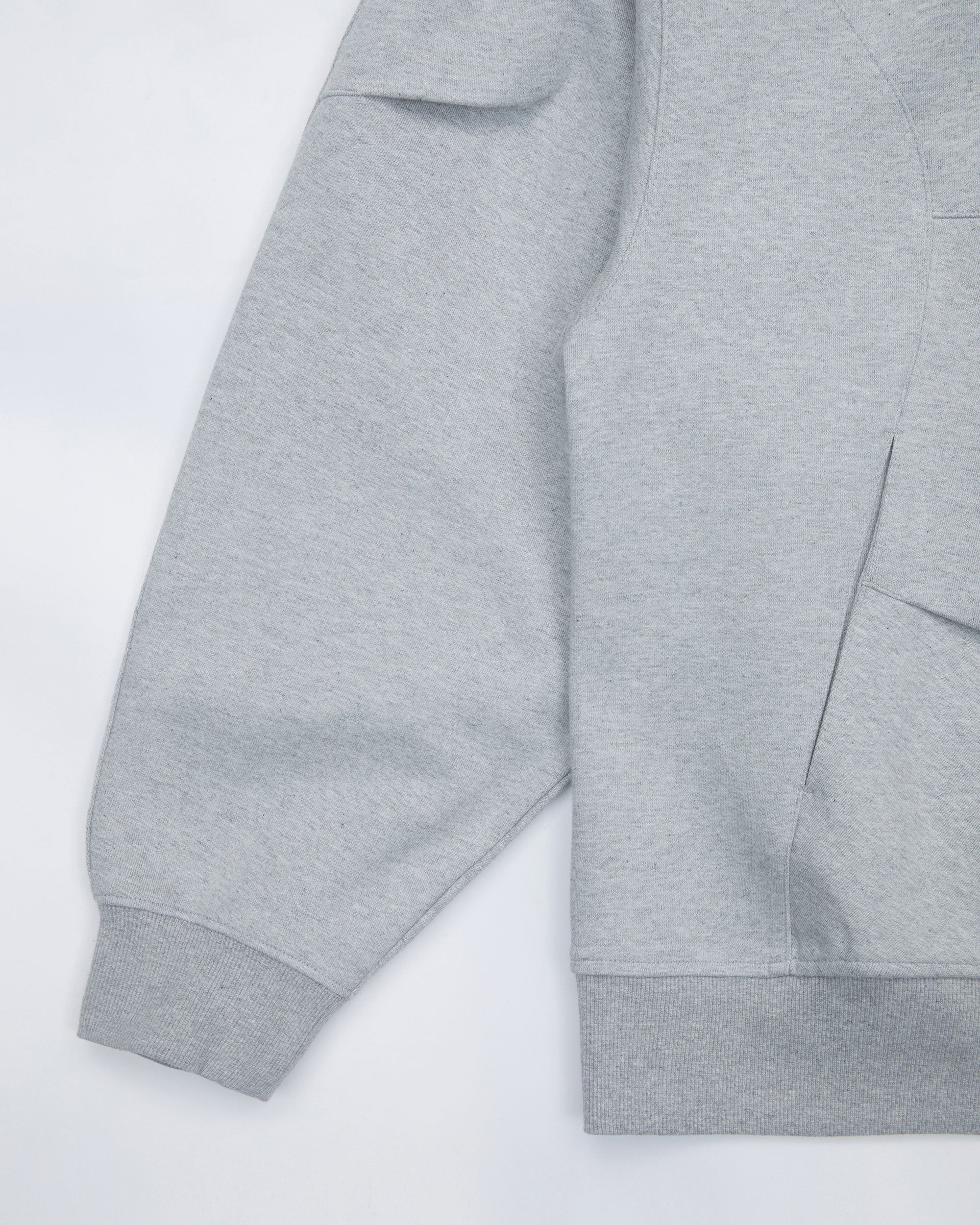 Ader Error - Nolc logo hoodie zip-up (Grey) product image 8 | TRAB K-Fashion Australia