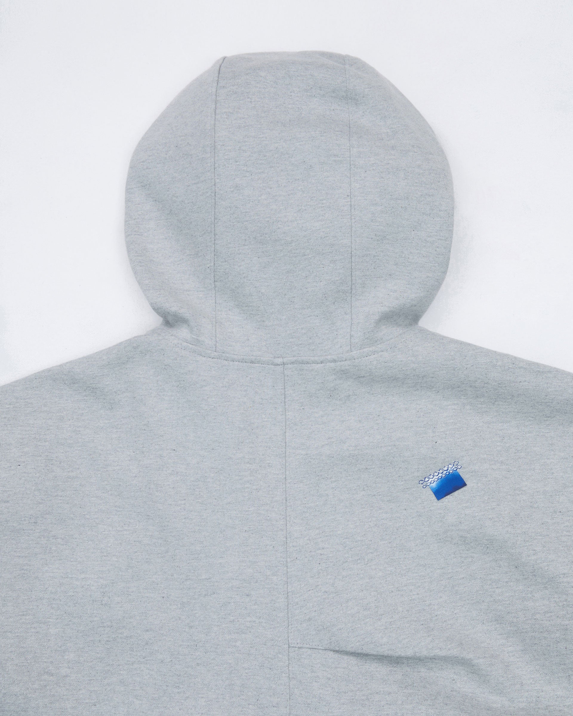 Ader Error - Nolc logo hoodie zip-up (Grey) product image 9 | TRAB K-Fashion Australia