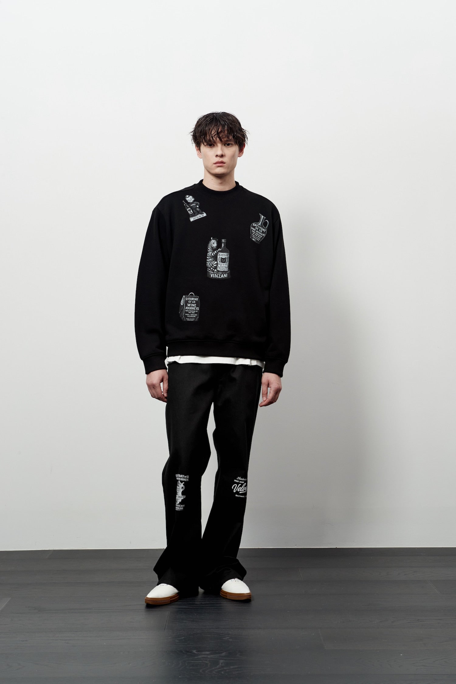 Stu - Printing Pants (Black) product image 1 | TRAB K-Fashion Australia