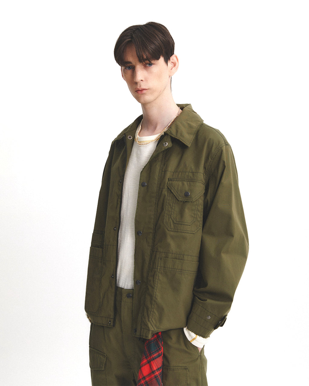 Eastlogue - Mohawk Field Jacket (Olive C/n) product image 3 | TRAB K-Fashion Australia