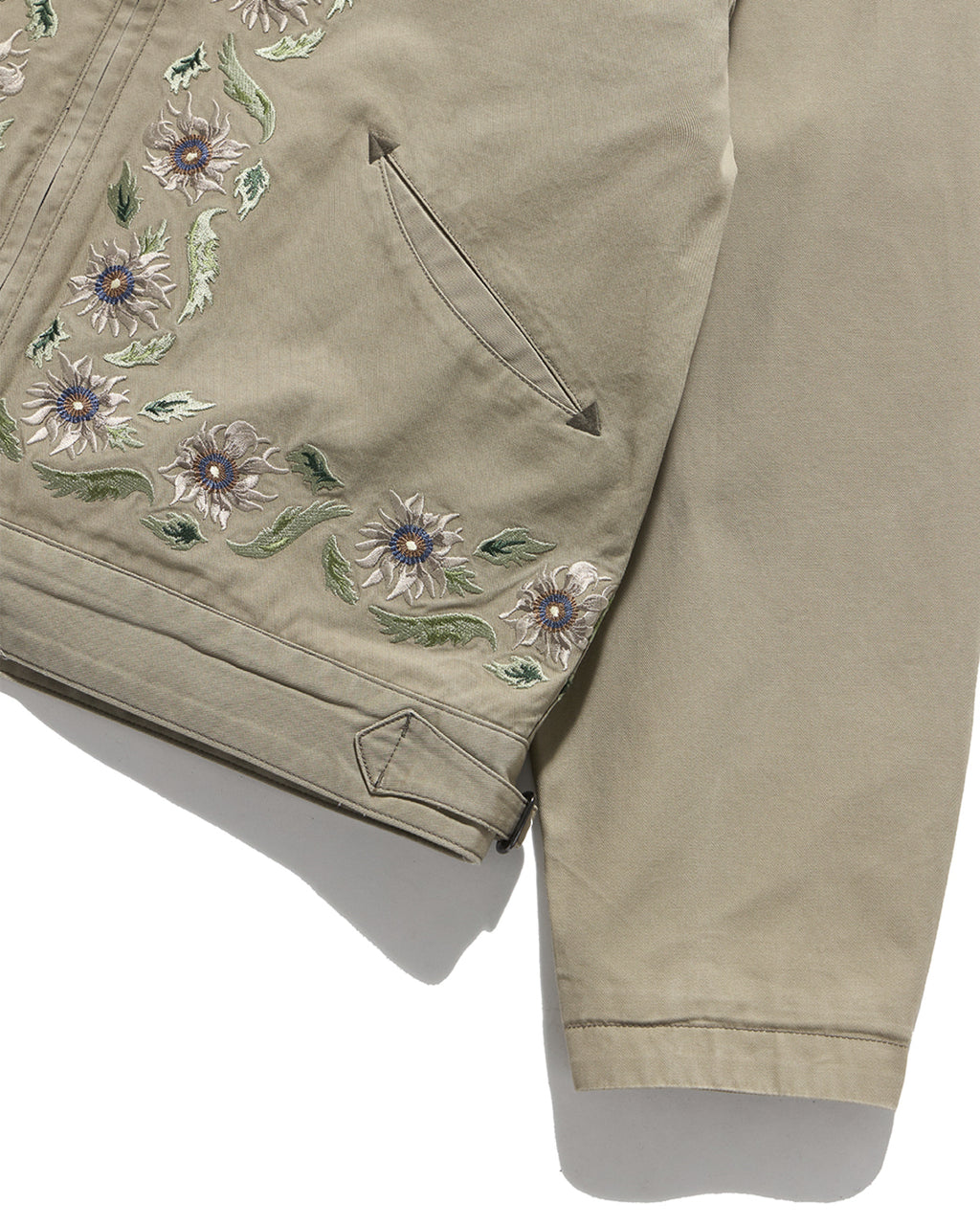 Eastlogue - Embroidery Swing Jacket (Sand) product image 10 | TRAB K-Fashion Australia