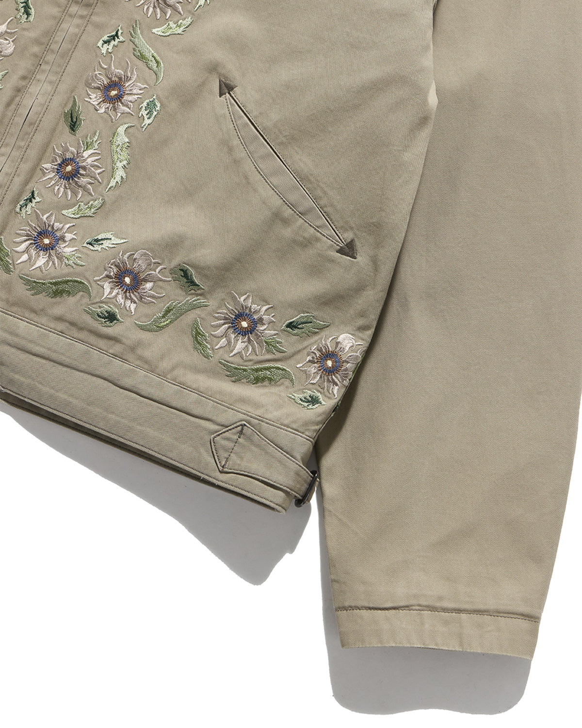 Eastlogue - Embroidery Swing Jacket (Sand) product image 10 | TRAB K-Fashion Australia