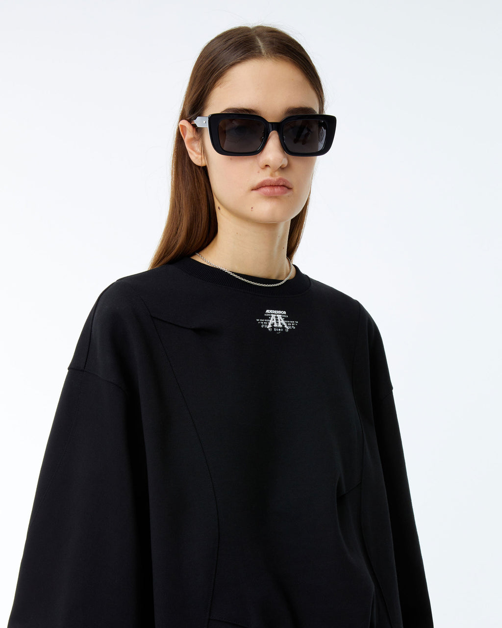 Ader Error - Nolc logo sweatshirt (Noir) product image 2 | TRAB K-Fashion Australia