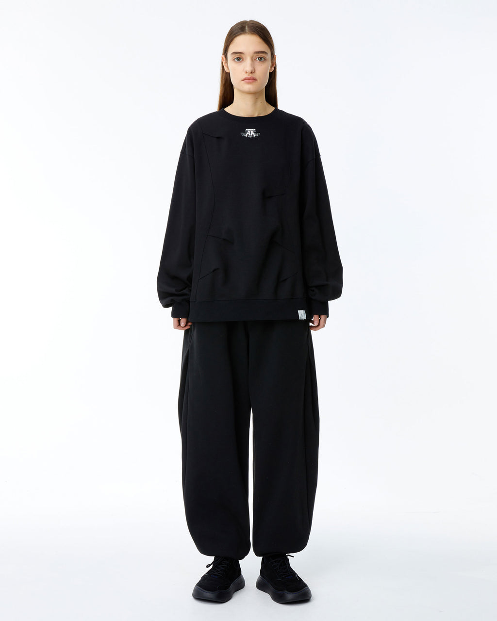 Ader Error - Nolc logo sweatshirt (Noir) product image 3 | TRAB K-Fashion Australia