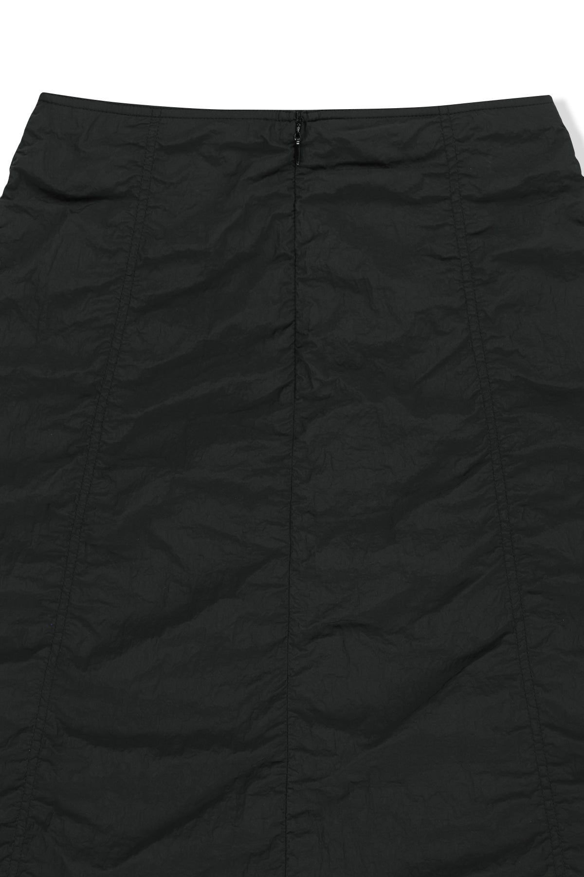 Matin Kim - Nylon Shirring Midi Skirt (Black) product image 5 | TRAB K-Fashion Australia