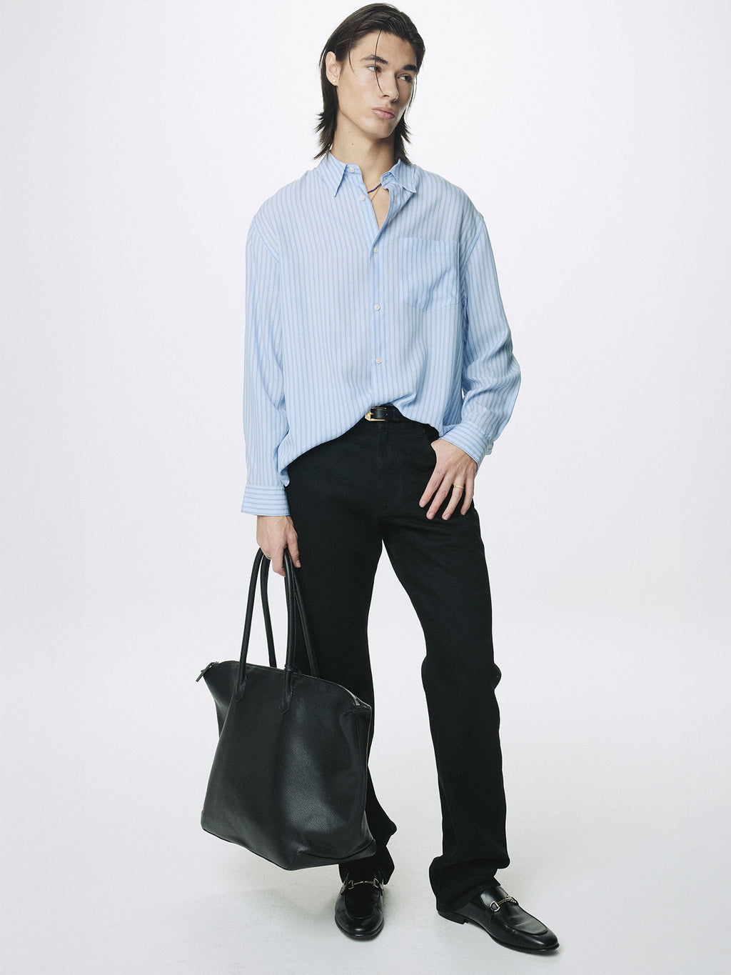 Tonywack - Slim Straight Denim Jeans (Black) product image 6 | TRAB K-Fashion Australia