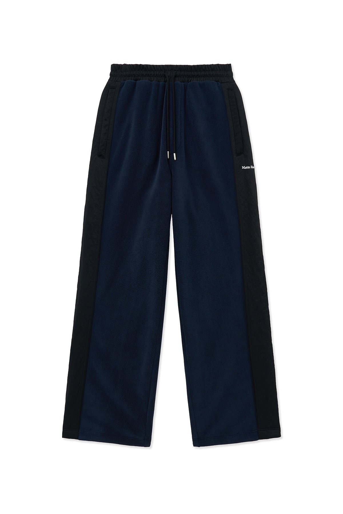 Matin Kim - Sherpa Fleece Drawstring Pants (Navy) product image 1 | TRAB K-Fashion Australia